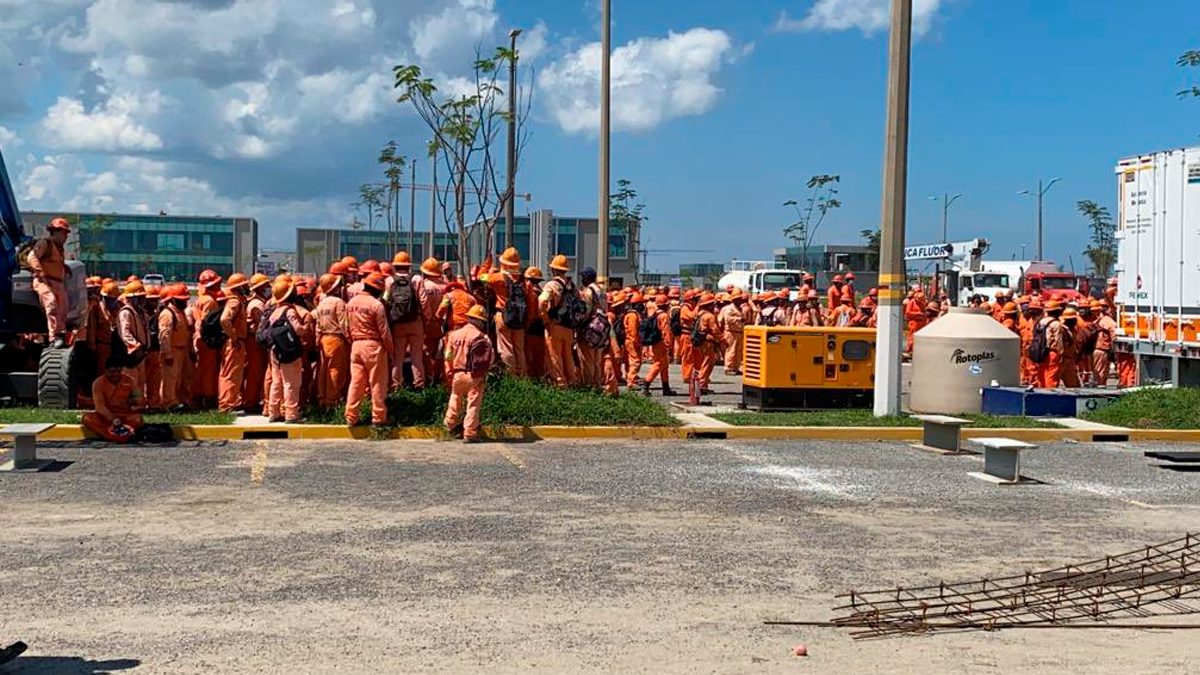 Refinería de Dos Bocas paro de labores