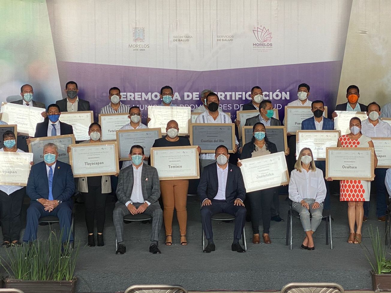 Reconocen promoción de la salud a los municipios de Morelos