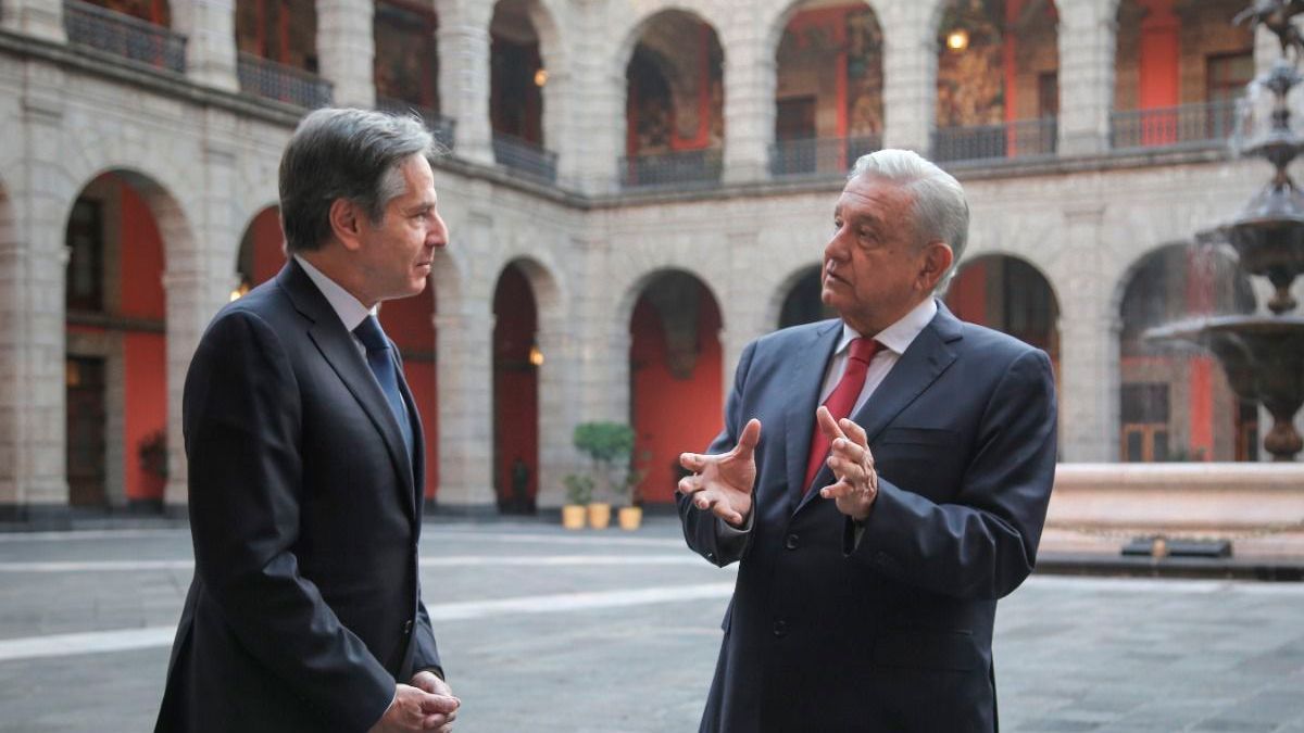 Recibe AMLO a equipo de EEUU para abordar Diálogo de Seguridad