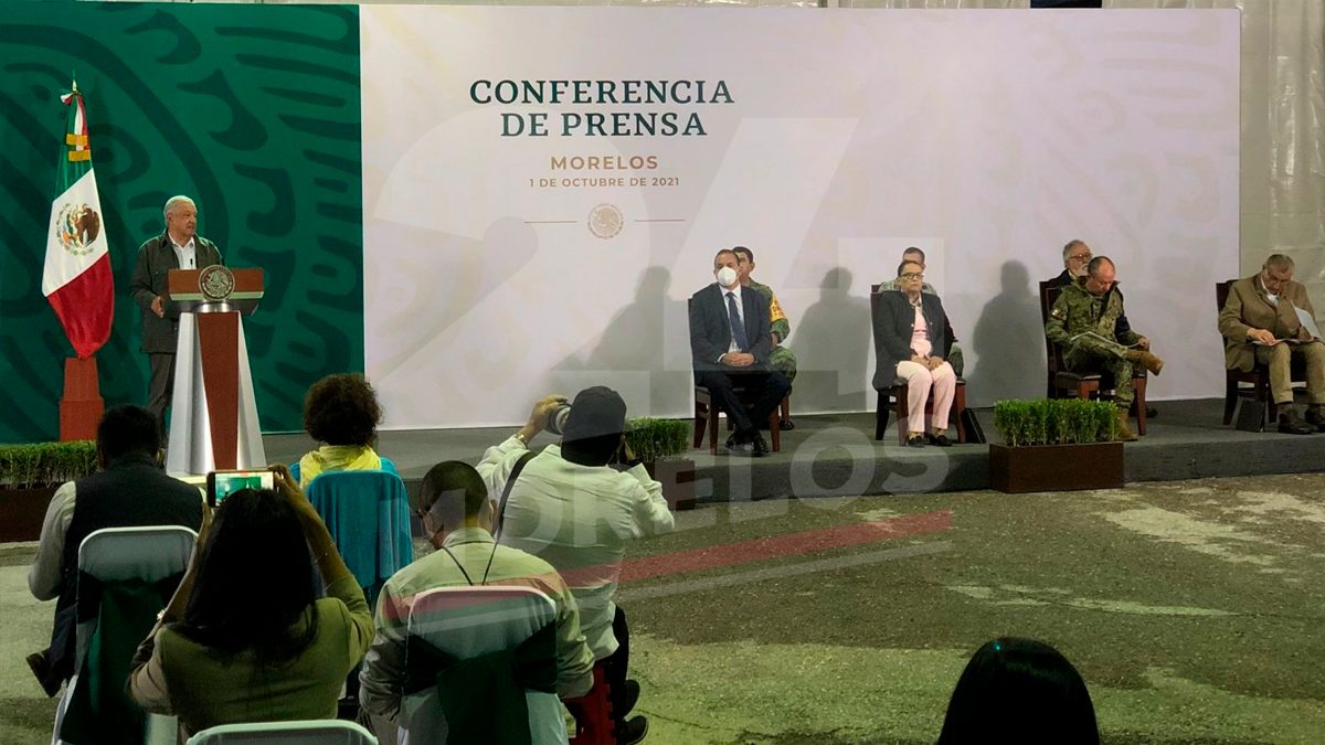 AMLO en La Mañanera desde Cuernavaca