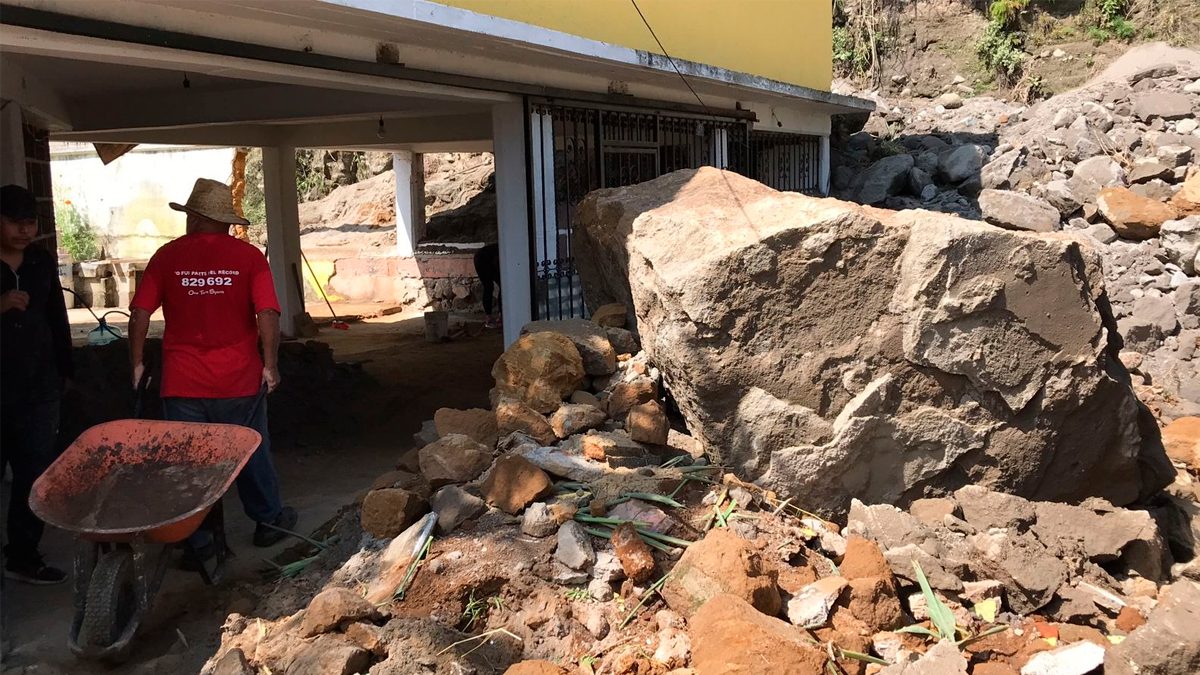 Deslave en Cuernavaca