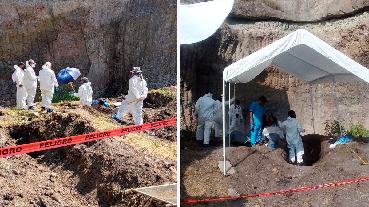 Fosas clandestinas en Yecapixtla