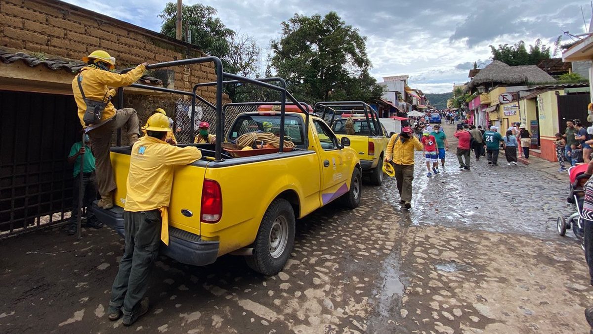 Apoya Gobierno de Morelos a zonas afectadas en Tepoztlán