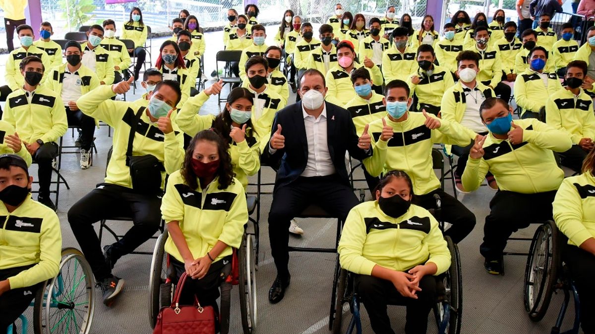 “Ustedes no se rinden ante nada”; mensaje de CBB a deportistas y paradeportistas morelenses