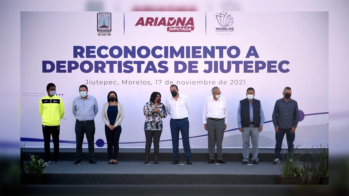 Realizan premiación a jóvenes deportistas en Jiutepec
