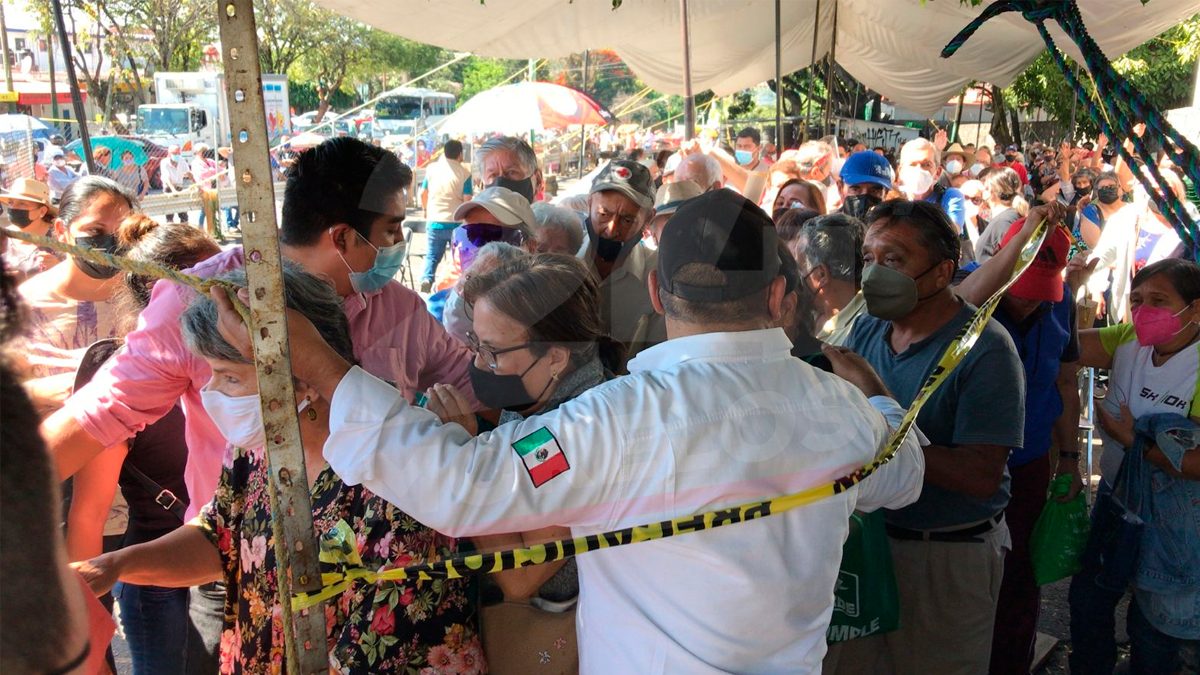 Caos vacunación Morelos adultos mayores Sedeso