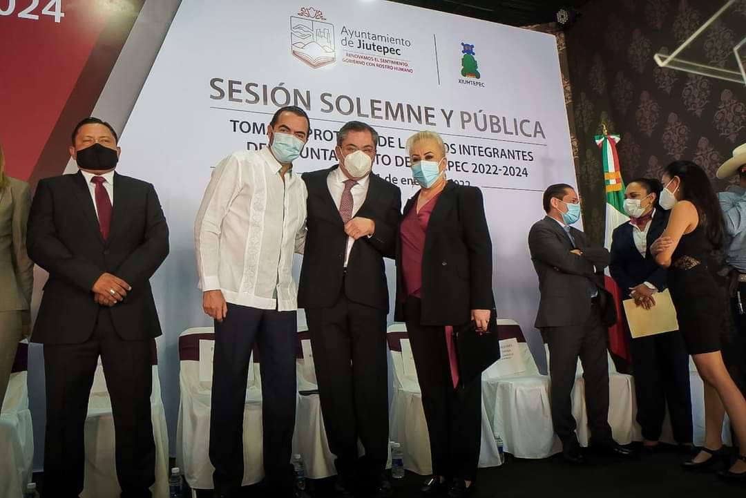 Toma protesta como alcalde reelecto, Rafael Reyes