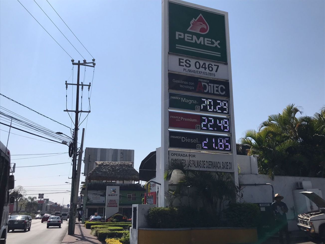 El precio de la gasolina en México para el 2022