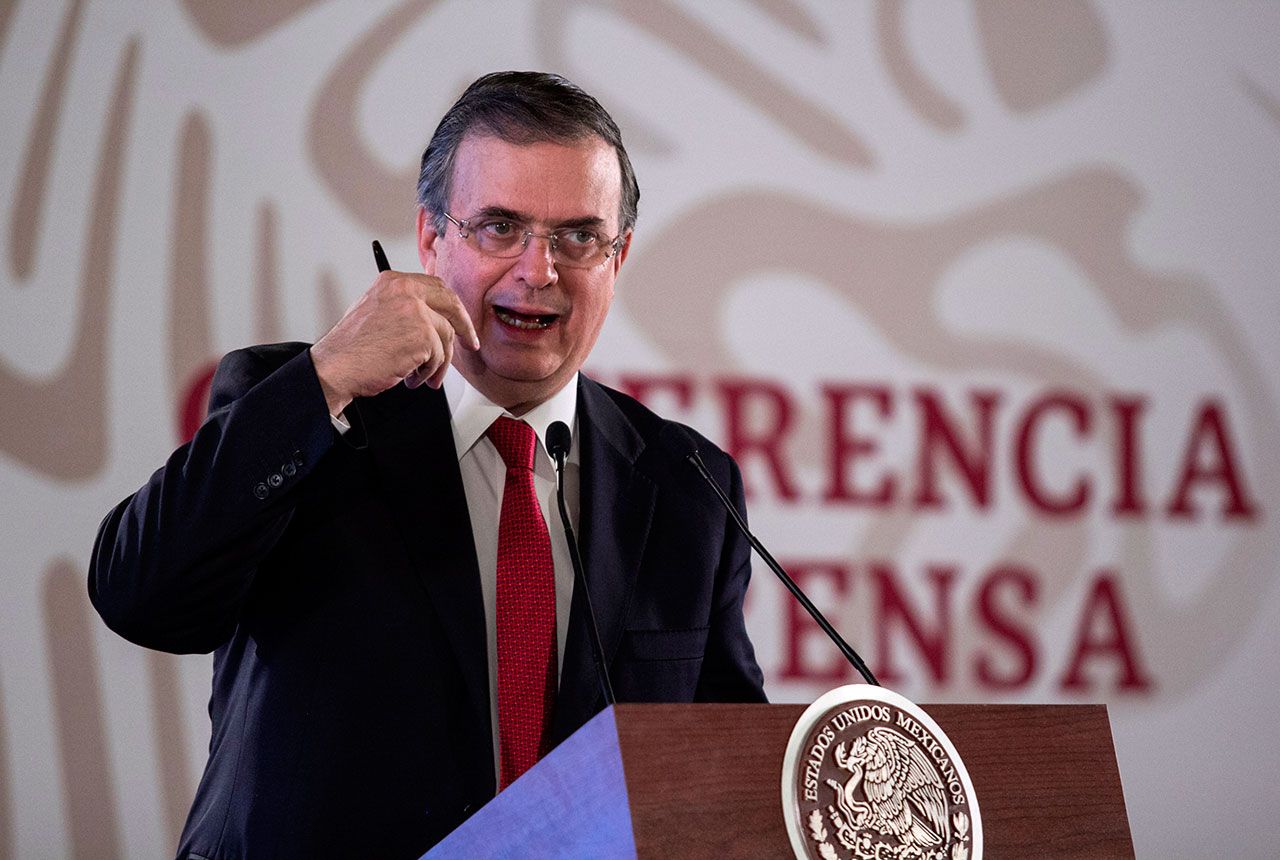 Marcelo Ebrard evita hablar de carta al Parlamento Europeo