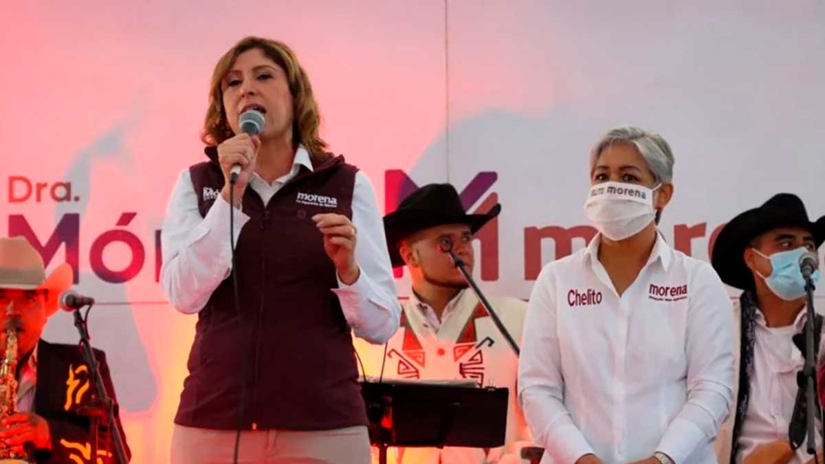 Detienen a la ex candidata morenista Mónica Rangel