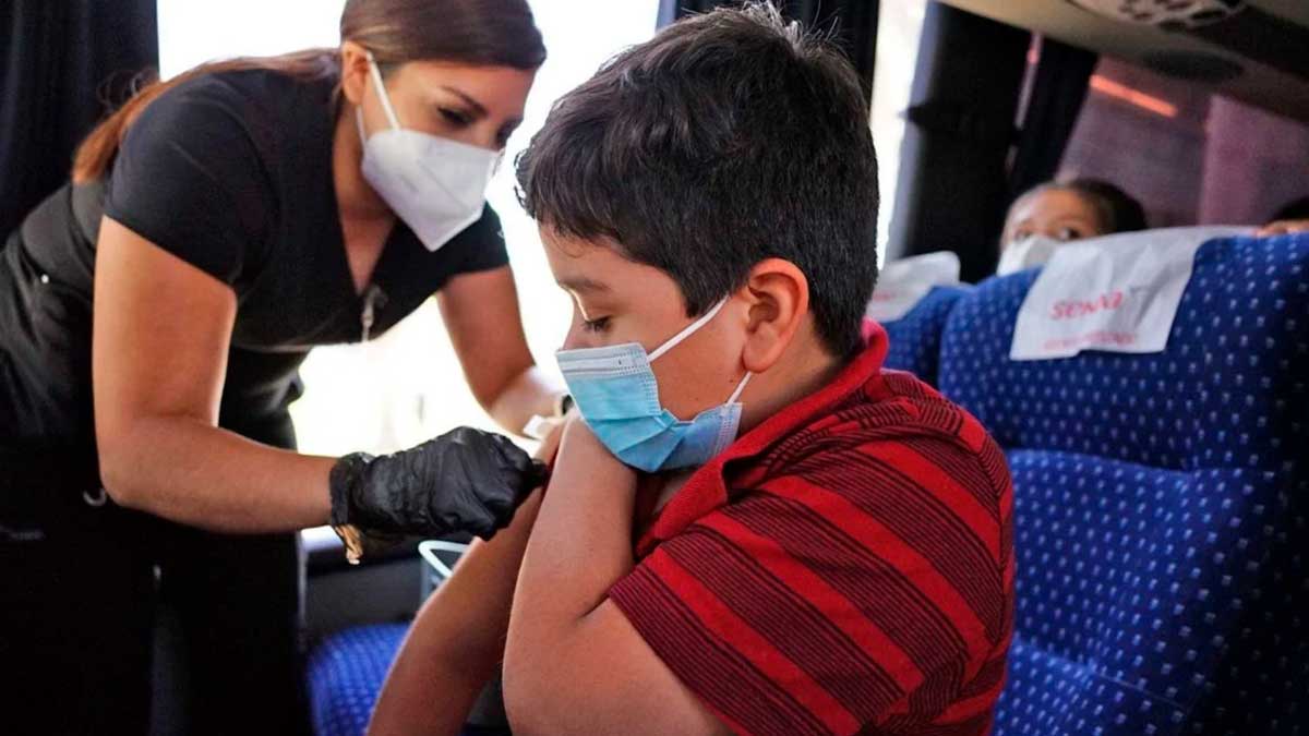 Habilitan registro de vacunación Covid para niños de 5 a 11 años