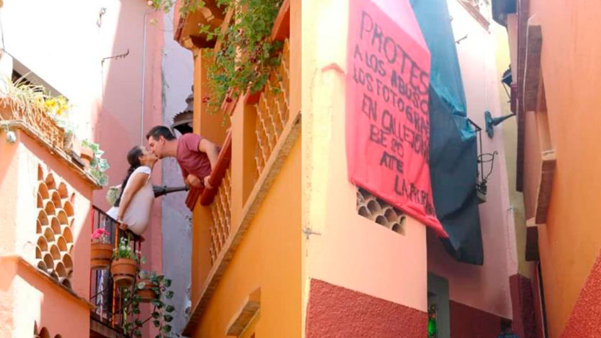 Cierran balcón del Callejón del Beso en Guanajuato