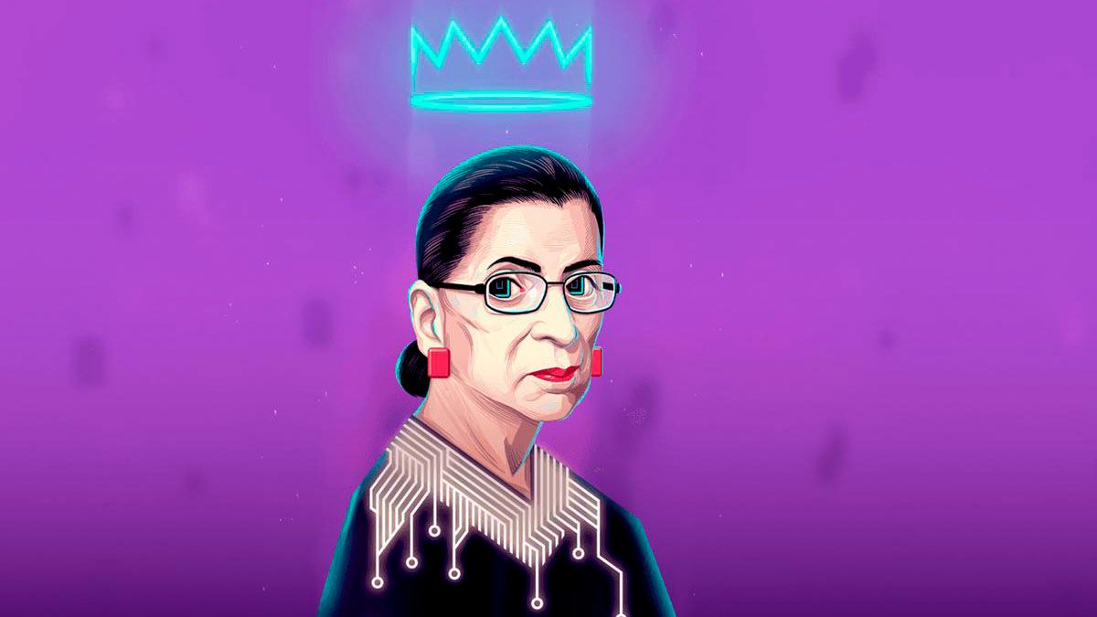 Ruth Bader Ginsburg, primera jueza recreada con Inteligencia Artificial