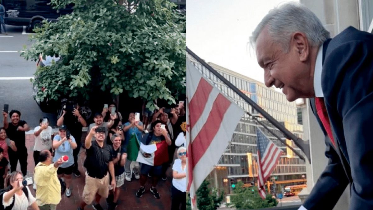 Dan serenata a AMLO en su vista a Washington