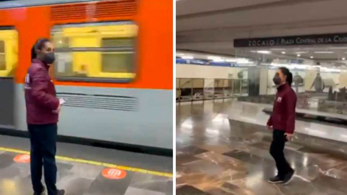 Supervisa Sheinbaum funcionamiento de la Línea 2