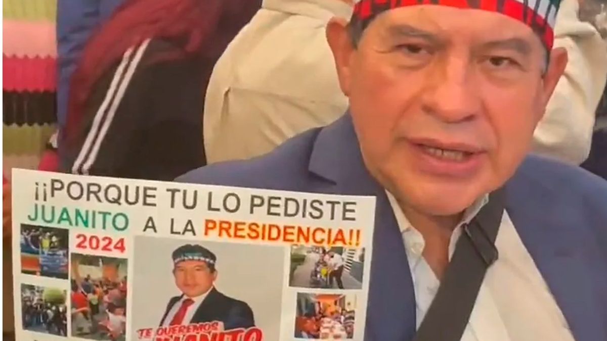 (Video) “Juanito” reaparece y quiere ser presidente